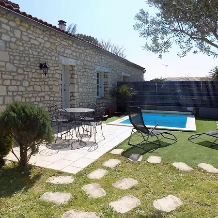 La Palmyre - Maison Mitoyenne En Pierres - Avec Piscine Privee 别墅 莱马特